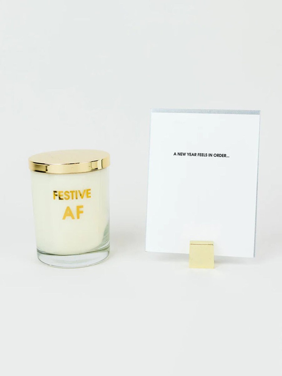 Lifestyle CHEZ GAGNE LETTERPRESS Stationery | Letterpress Card - A Feels In Order New Year