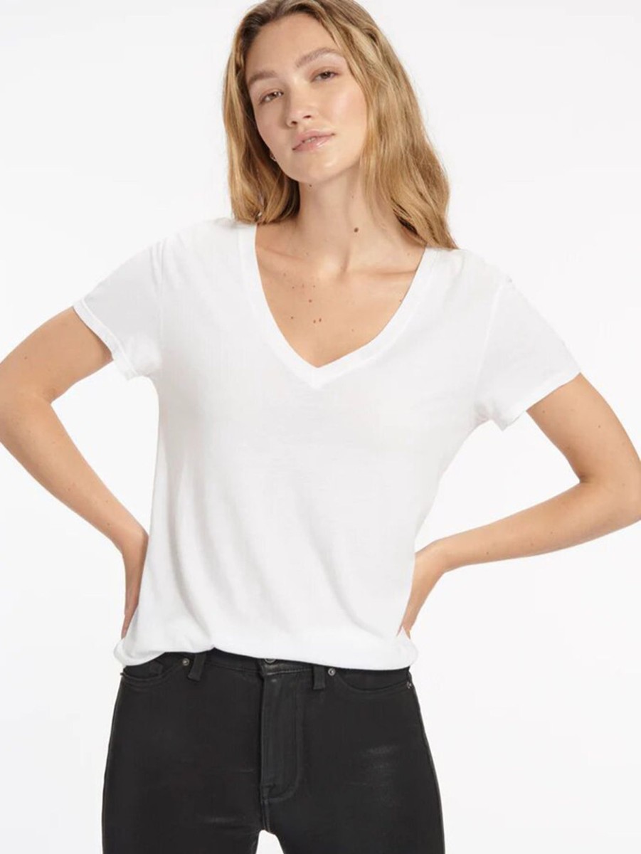 Women SPLENDID T-Shirts | Kate V-Neck Tee