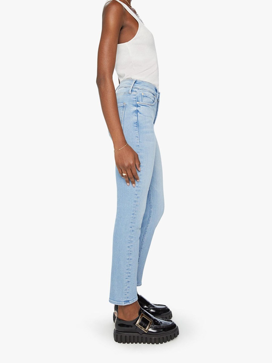 Women Mother Jeans | Mid Rise Dazzler Ankle Jean - Limited Edition Lit