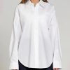 Women PURE u0026 SIMPLE Shirts | Boyfriend Shirt White