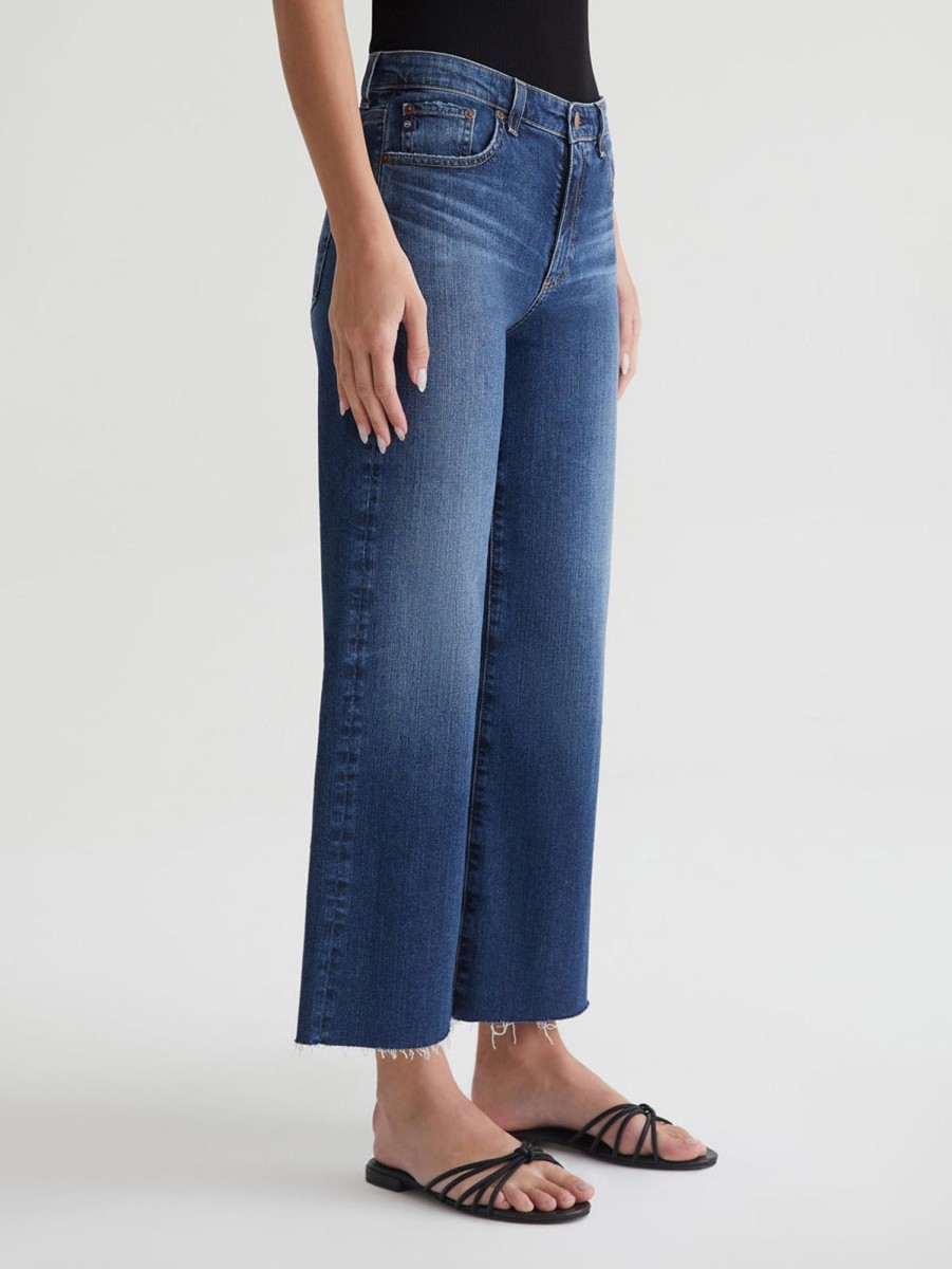 Women AG Jeans Jeans | Saige Wide Crop Jean Enigma