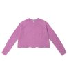 Women AUTUMN CASHMERE Sweaters & Sweatshirts | Scalloped Shaker Sweater Berry Frost