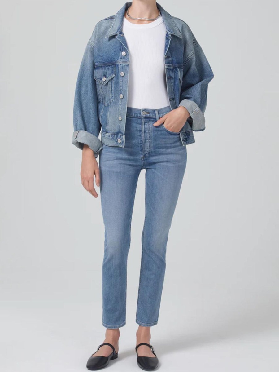 Women Citizens of Humanity Jeans | Jolene High Rise Slim Jean Pixie