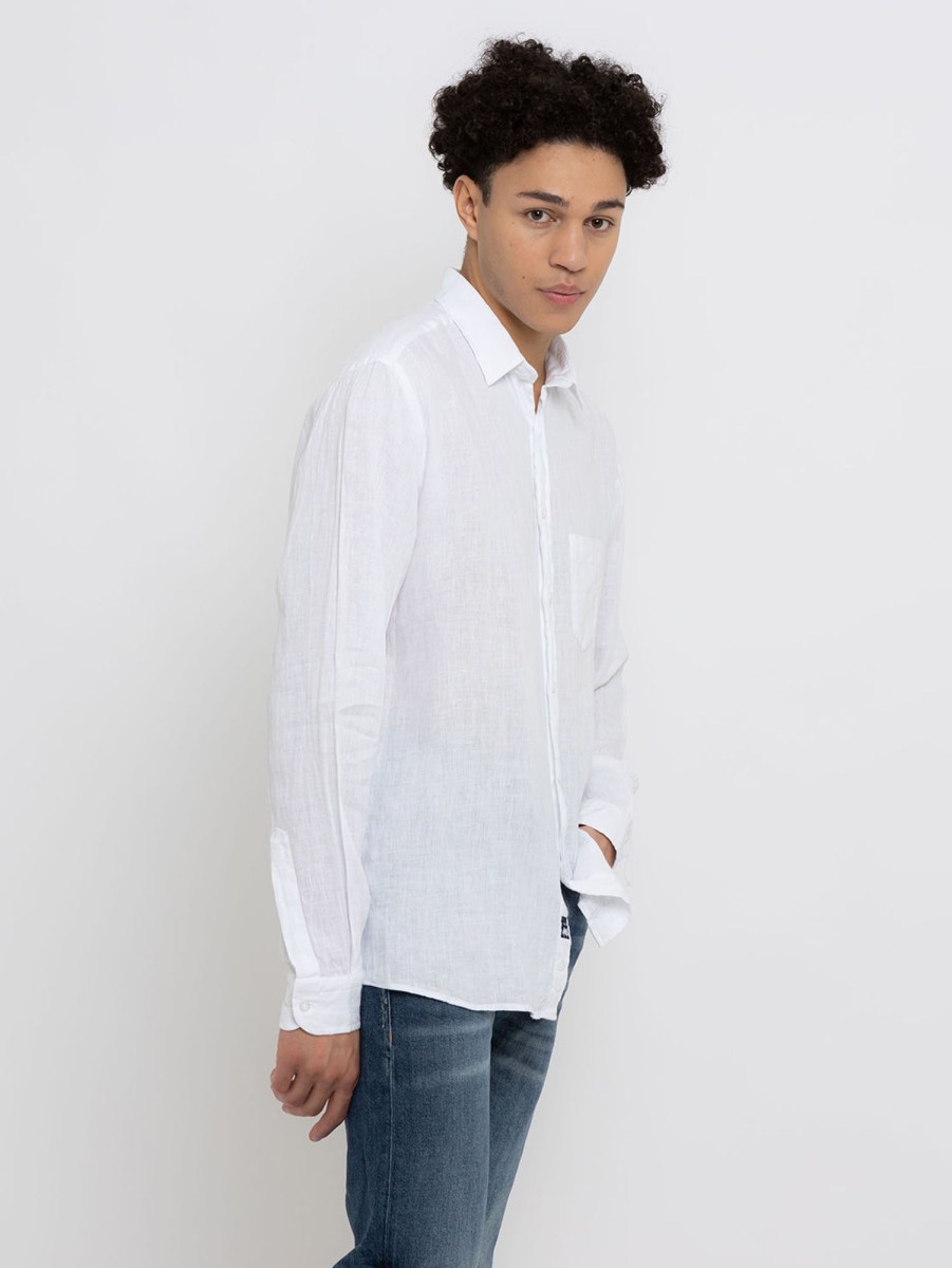 Men Benson Shirts & Polos | Miami Shirt White