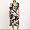 Women Velvet Dresses & Jumpsuits | Kai Print Dress - Colbalt Cobalt