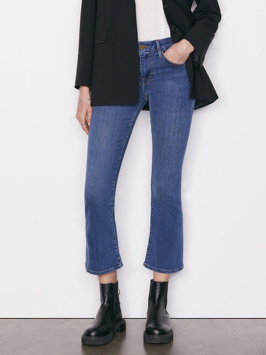 Women FRAME Jeans | Le Crop Mini Boot Jean Poe