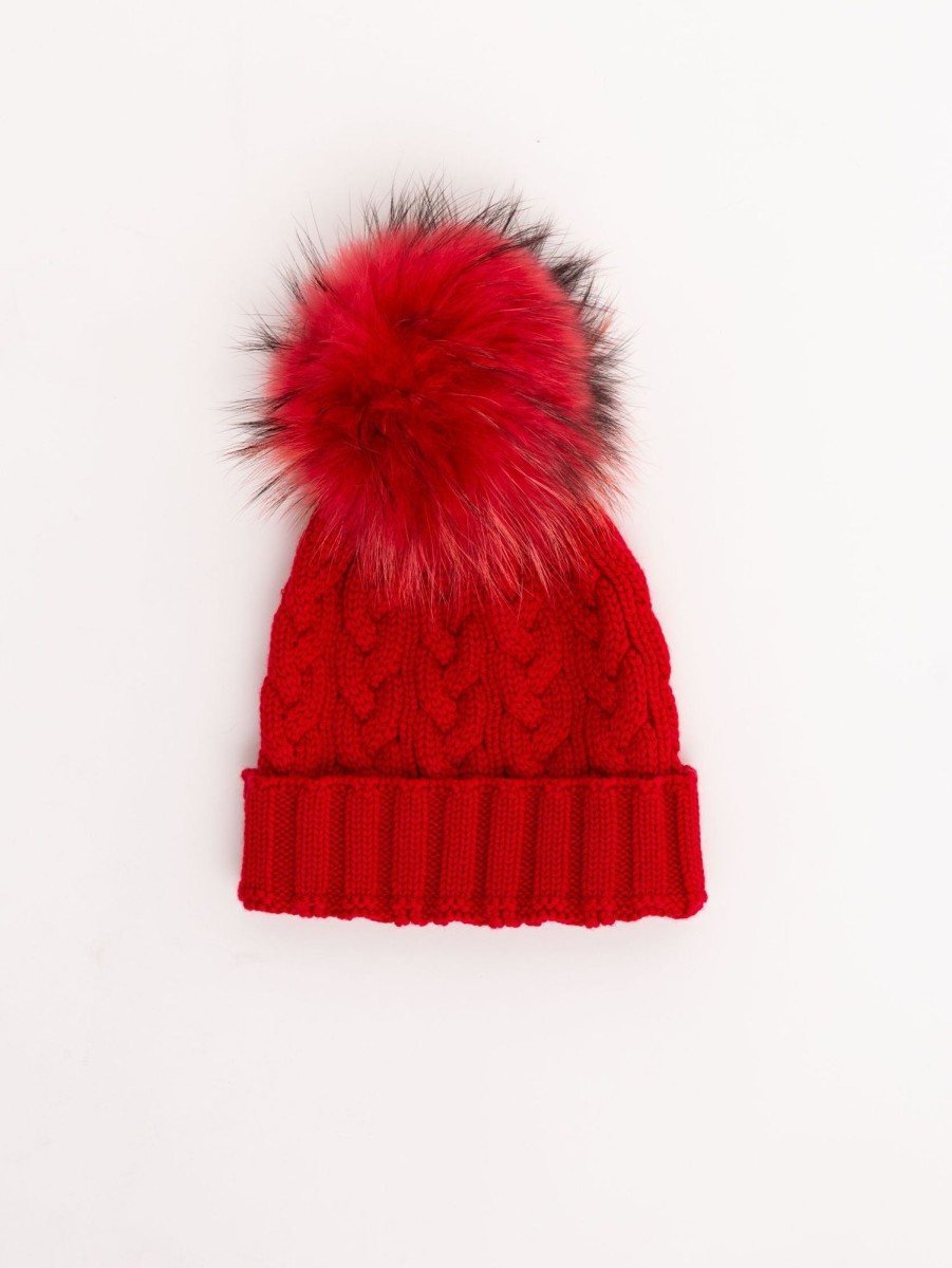 Women Lindo F Hats & Hair Accessories | Charlie Cable Toque - Pink Tones