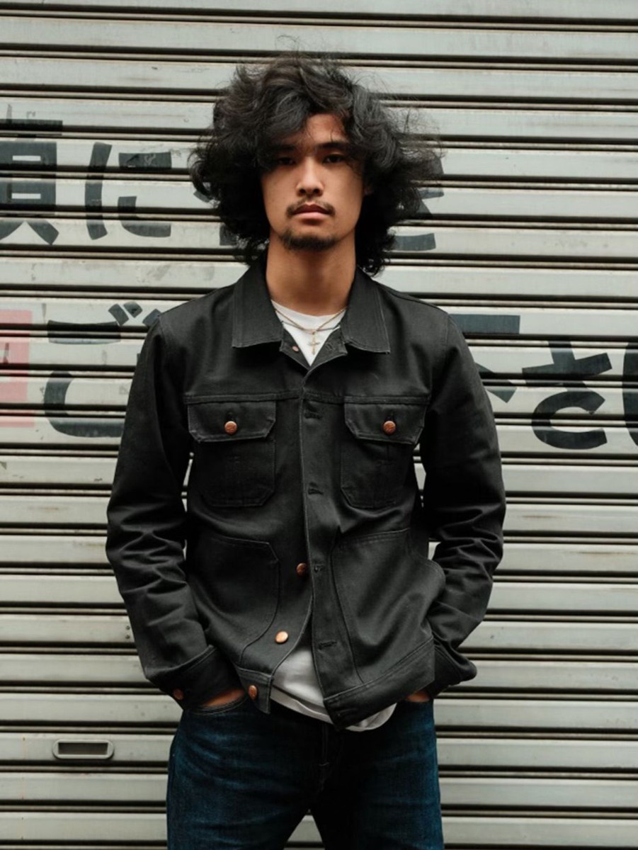 Men EDWIN JEANS Outerwear & Jackets | Ranch Jacket Black