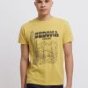 Men Retro Brand Black Label T-Shirts | Sedona T-Shirt Vintage Gold