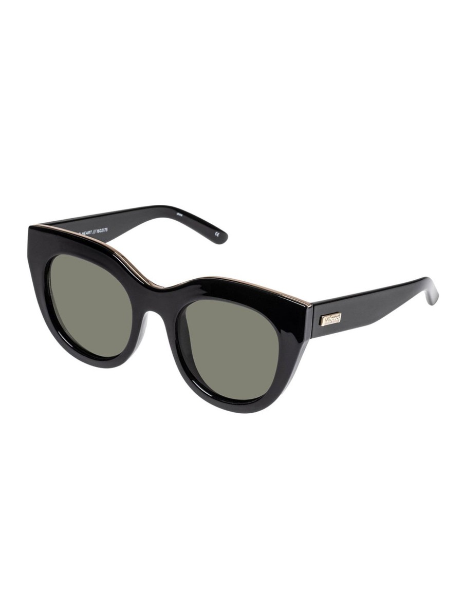 Women LE SPECS Eyewear | Air Heart Sunglasses Black