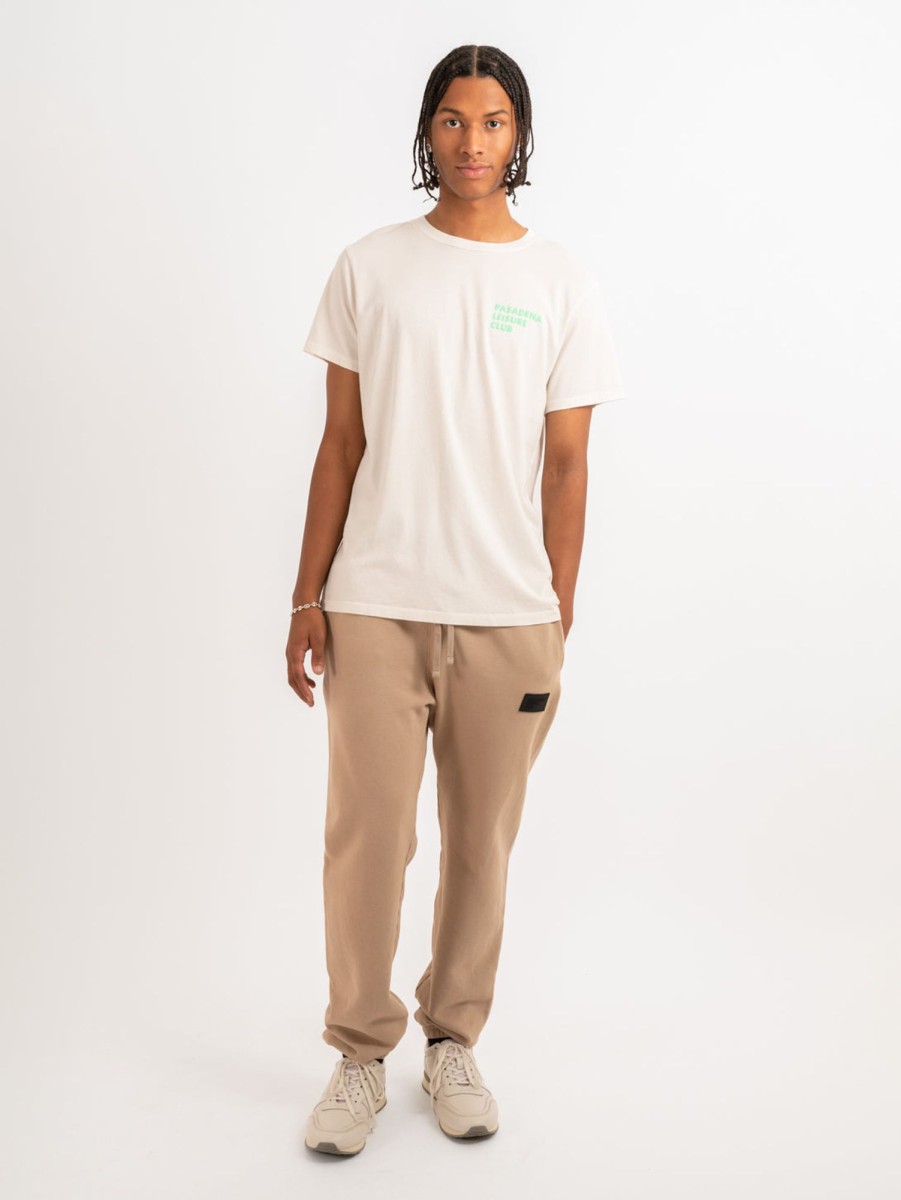 Men PASADENA LEISURE CLUB T-Shirts | Puff Logo Tee White