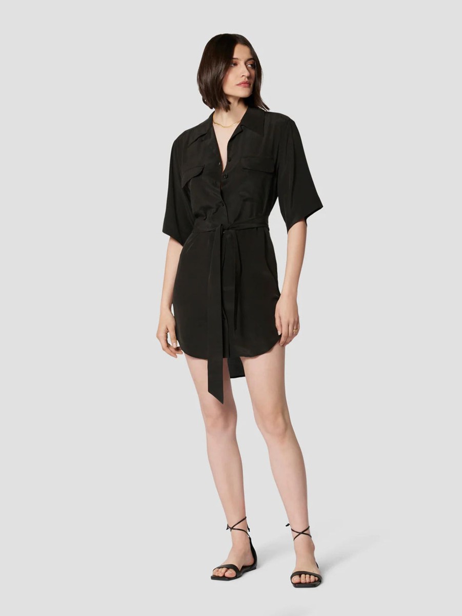 Women Equipment Dresses & Jumpsuits | Mila Dress - Black Blk