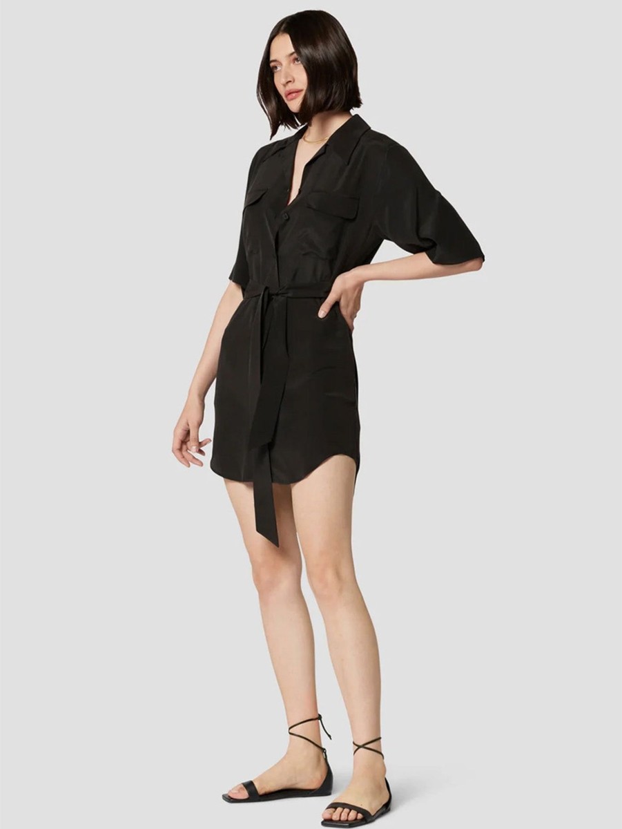 Women Equipment Dresses & Jumpsuits | Mila Dress - Black Blk