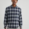 Men Rails Shirts & Polos | Lennox Shirt Navy Cove