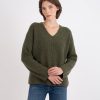 Women Patrick Assaraf Sweaters & Sweatshirts | V Neck Sweater