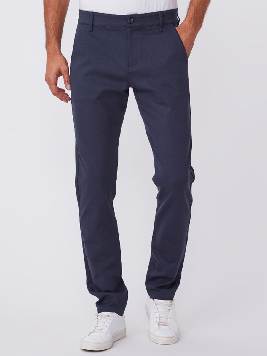 Men Paige Pants | Stafford Slim Pant Deep Anchor