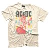 Men Retro Brand Black Label T-Shirts | Ac/Dc Tee - Vintage White Vint Wht