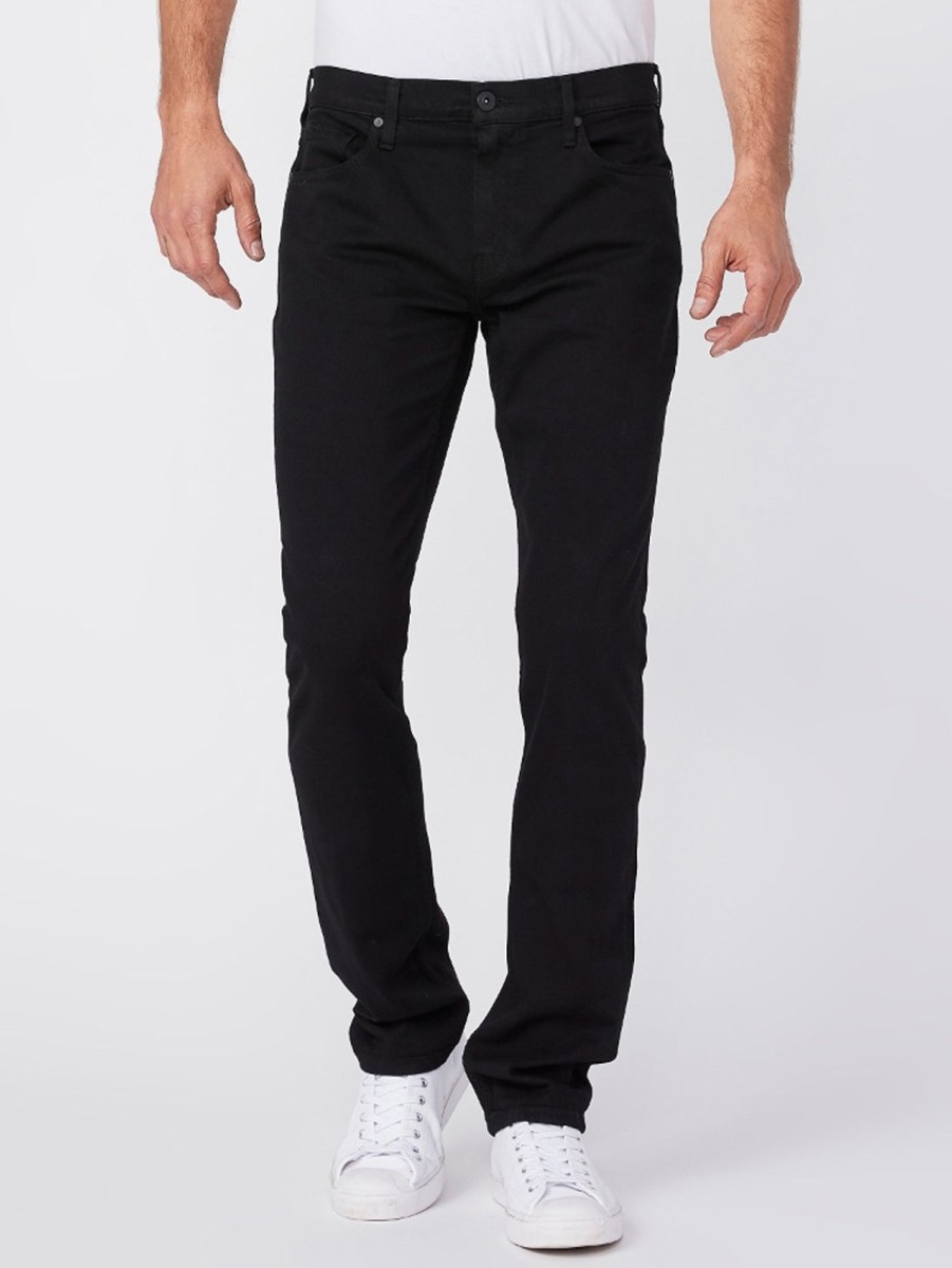 Men Paige Jeans | Federal Slim Straight Jean Black Shadow