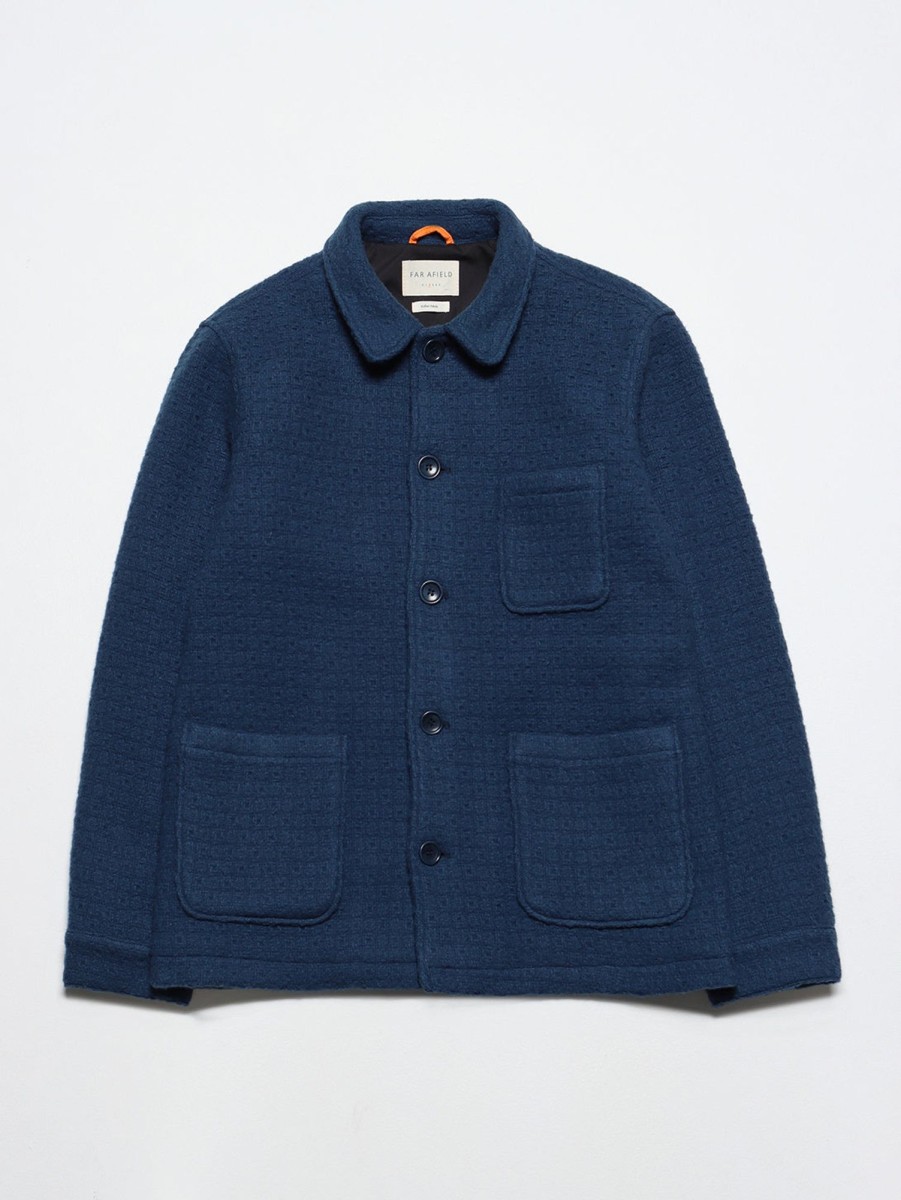 Men FAR AFIELD Outerwear & Jackets | Station Jacket Deep Teal