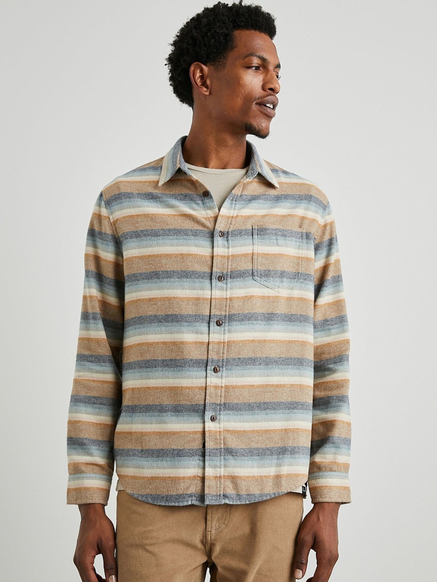 Men Rails Shirts & Polos | Runson Shirt Santa Fe Stripe