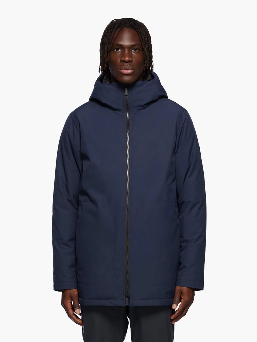 Men QUARTZ CO. Outerwear & Jackets | Jules Parka True Navy