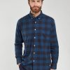 Men Armor Lux Shirts & Polos | Checkered Shirt Marine