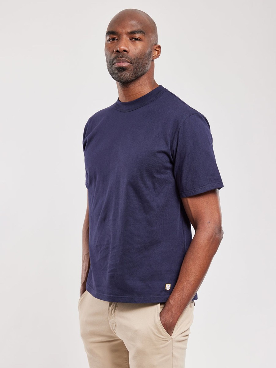 Men Armor Lux T-Shirts | Classic T-Shirt - Navy Navy (300)