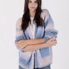 Women LYLA+LUXE Sweaters & Sweatshirts | Betsy Ombre Cardigan - Blue Pink Bl/Pink